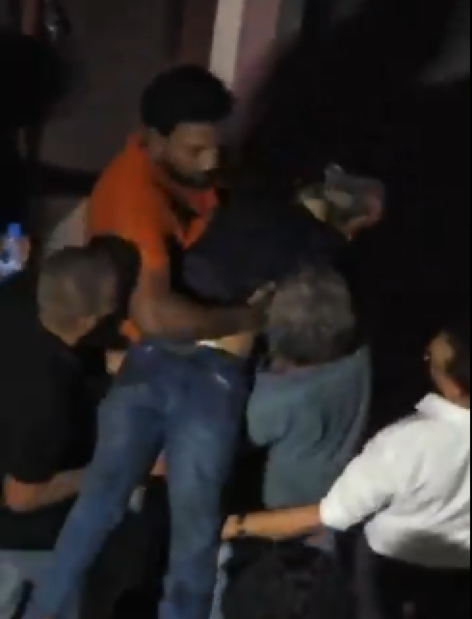 Police deny reports of injury during protest