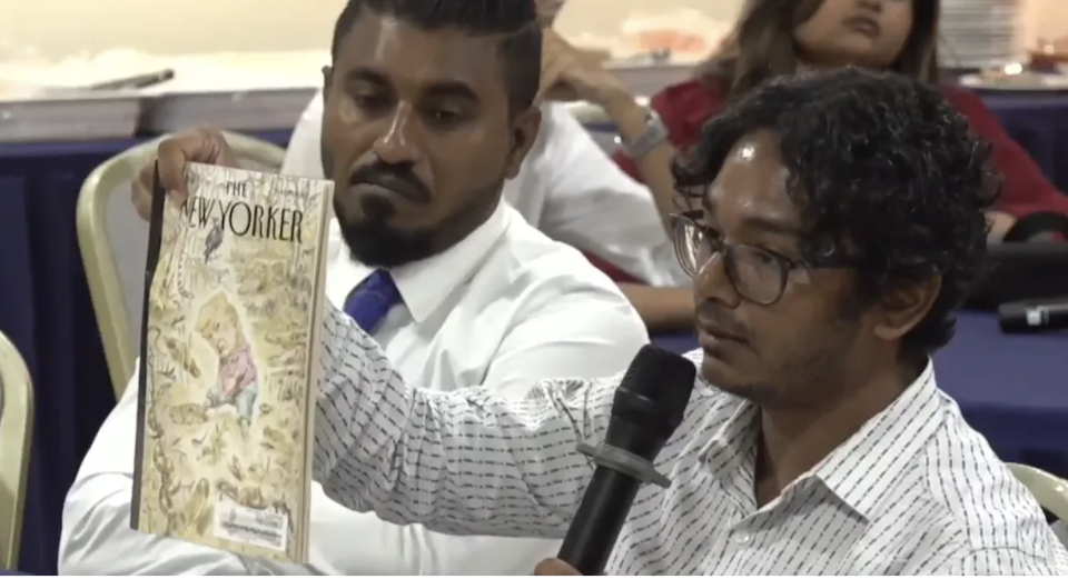 Adhadhuge Editor Hassan ge passport ves hifahattaifi 