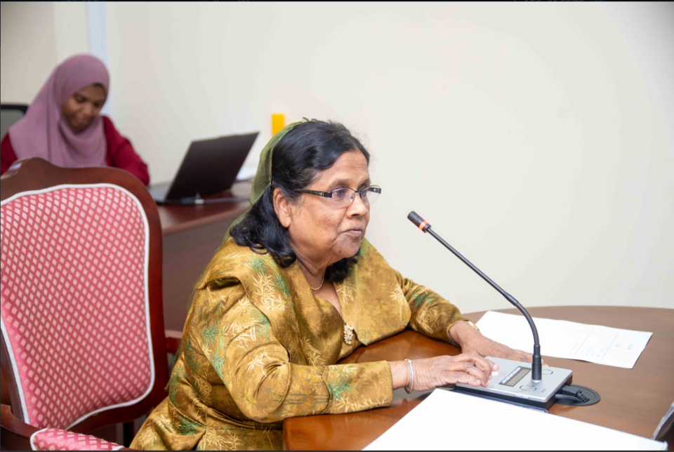 Ijuthimaaee committee ge mugarrirukan alun Asmaa ah