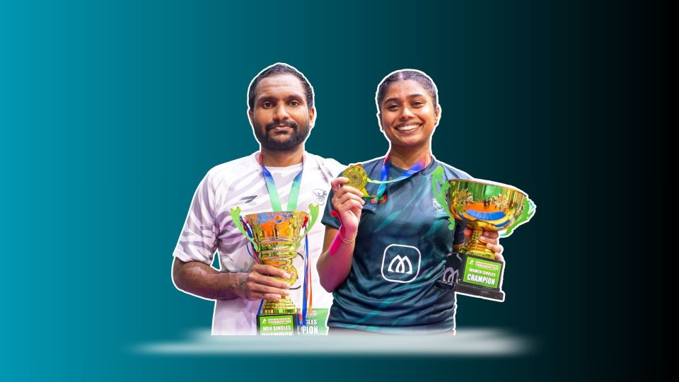 Badminton Association Championship: Singles champion kan Nabaa aai Zayan ah 