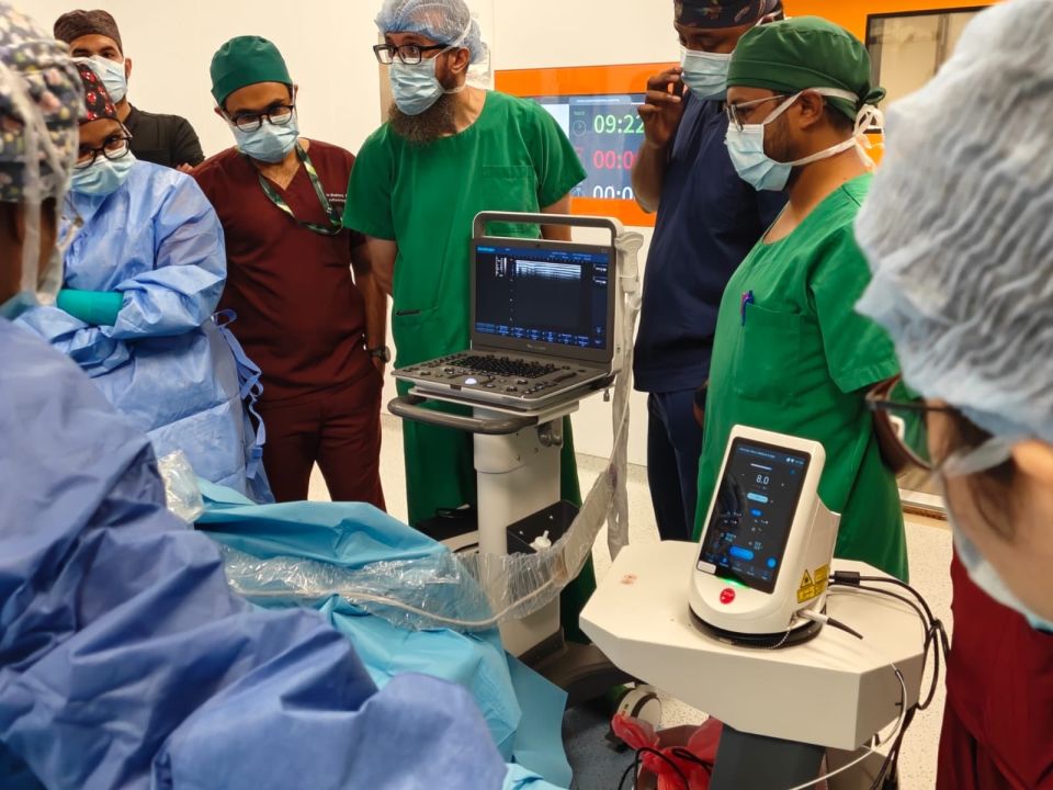 Zamaanee laser technology beynun kohgen IGMH gai operation kuran fashaifi