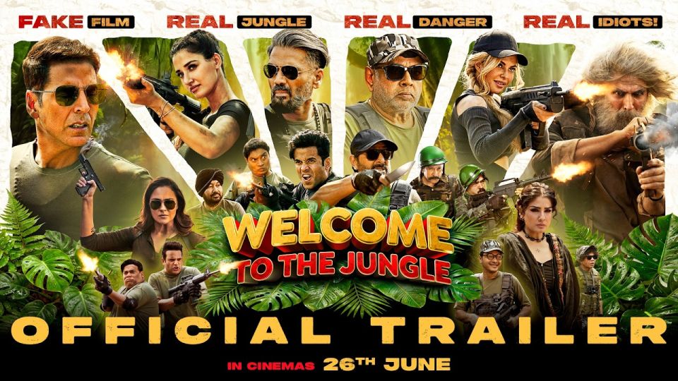Welcome to the Jungle ge trailer 1.50 crore rupees ge set eh gai aanmukoffi