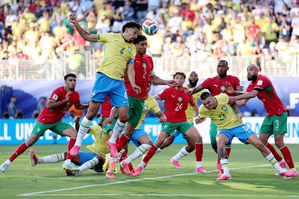 Brazil held by Morocco 1-1 in their World Cup opener