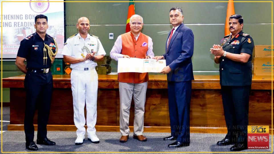 India in 5.5 million dollar ge askaree saamaanu Sri Lanka ah hadhiya kohffi 
