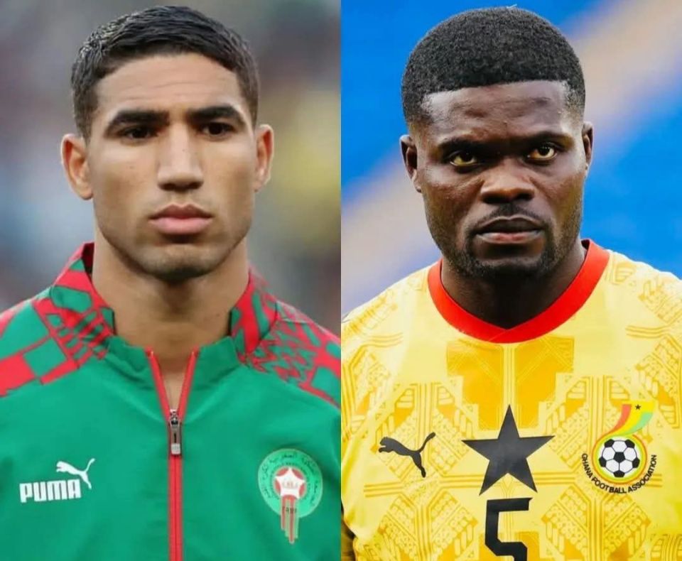 Morocco ge Hakimi aai Ghana ge Thomas Partey ge boamatheegai rape ge kalhu vilaathakeh