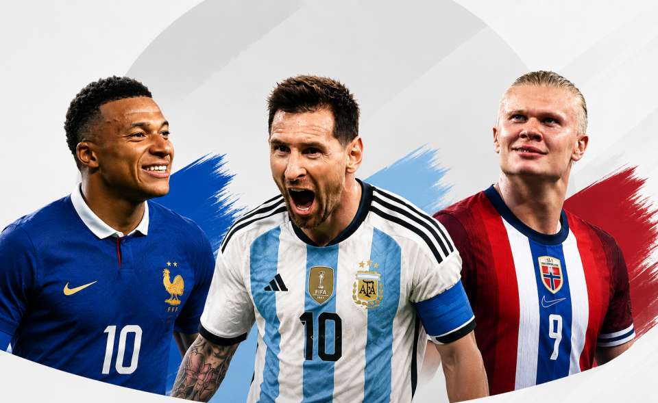 Messi, Mbappe, Haaland: 