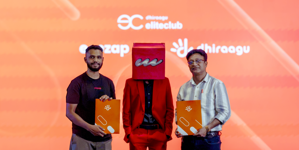 Dhiraagu elite club ge partner akah Eezap