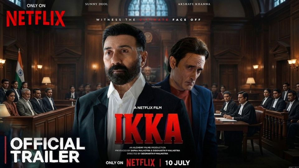 Sunny Deol aai Akshaye Khanna ge aa film Ikka ge trailer aanmukoffi