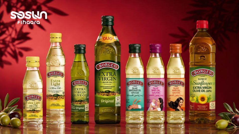 Sosun Fihaarain Borges brandge Olive Oil Raajje ah alun tha'aarafukohffi 