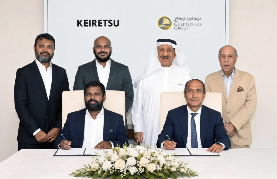 Gulf Hotels Group in Raajjeygai resort eh hadhanee