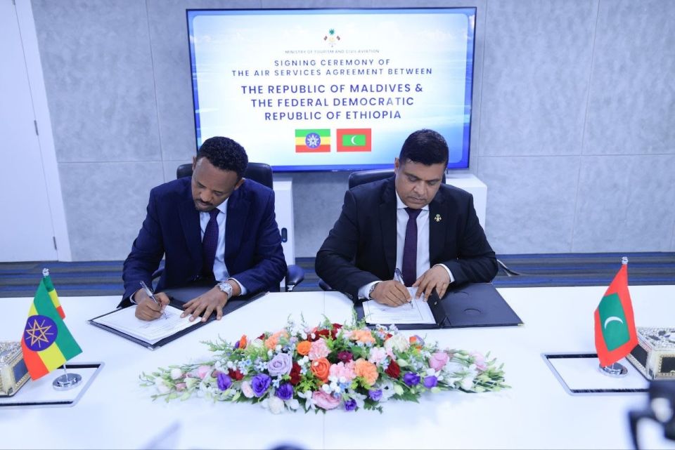 Raajje aai Ethiopia aa dhemedhu vaige dhathurufathuraa behey ebbasvumeh