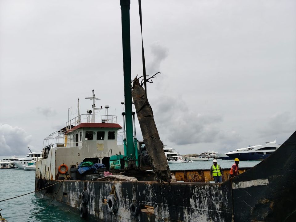 Hulhumale' lakudi jetty maraamaathu kurumuge masaikai fashaifi 