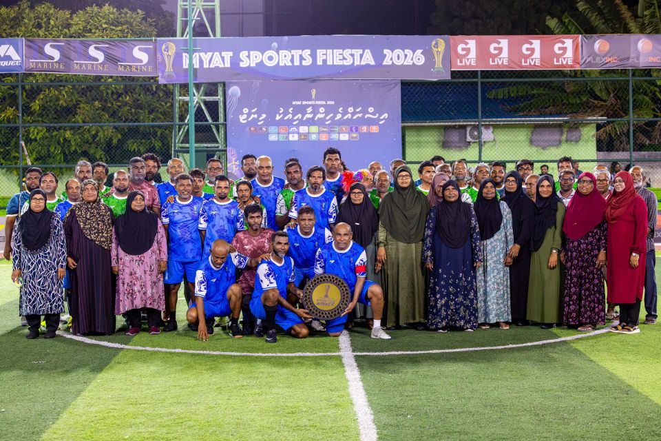 MYAT Veterans futsal match Dhiffushi Veterans 