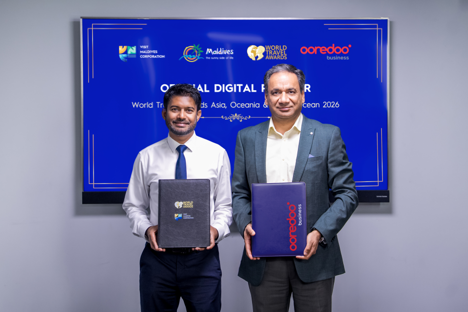 World Travel Awards ge digital partner akah Ooredoo Maldives 