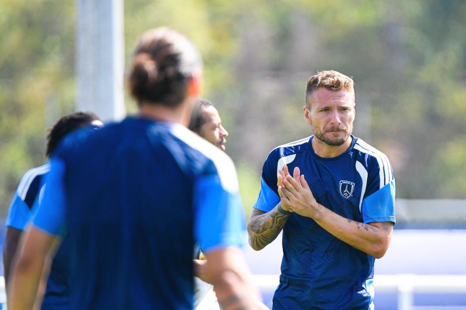 Italy ge forward Immobile 