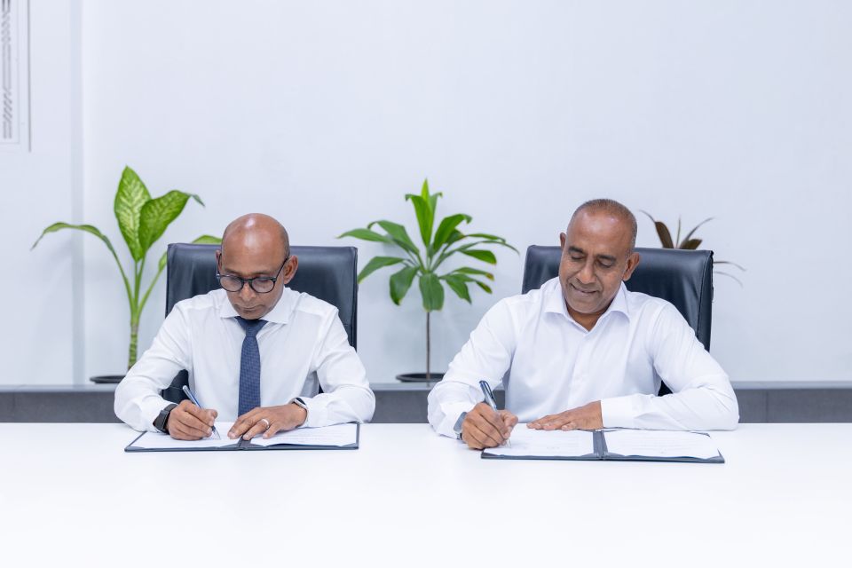 Villimale' gondudhoh himaaiyaiy kurumaai dinghy jetty ge masahkaiy MTCC ah 