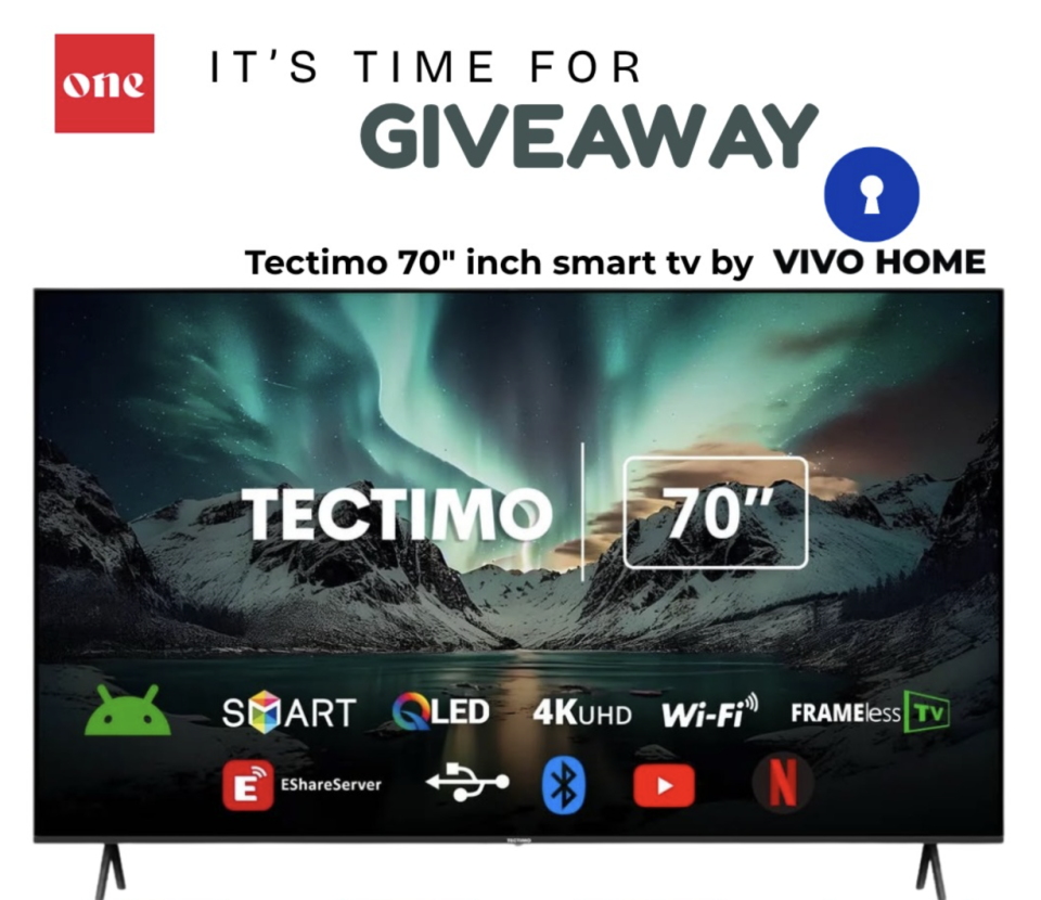 One Online Giveaway: Stand a Chance to Win a Smart TV
