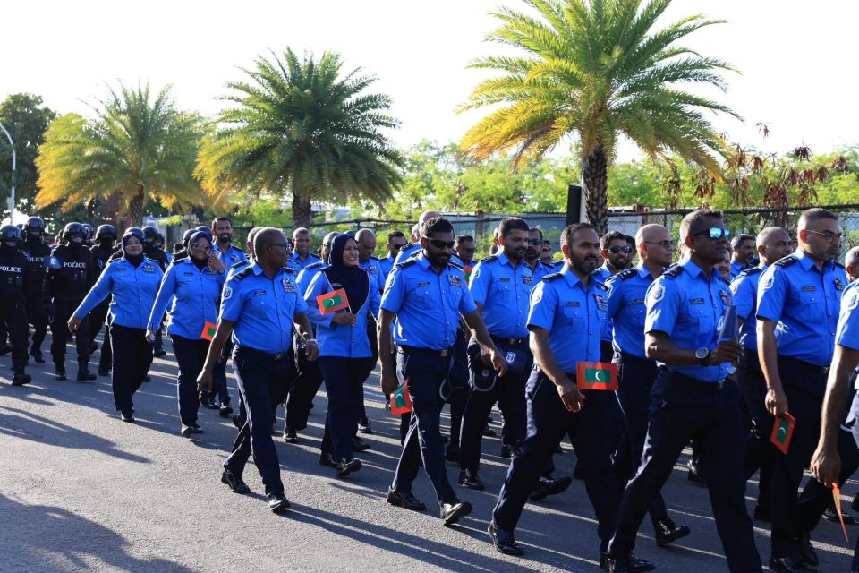 Police Service Day 'Unity Walk' held in Malé