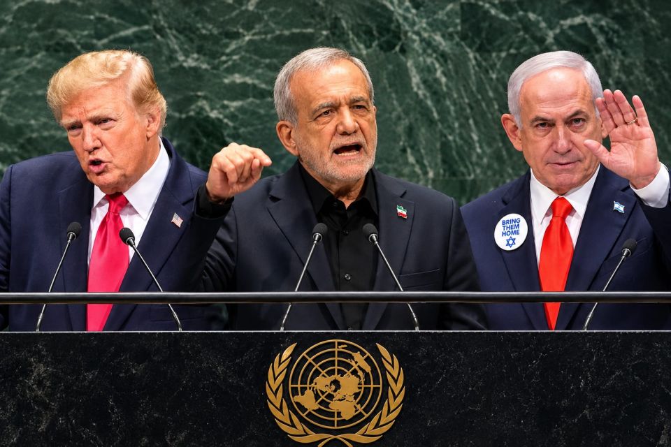 UN ge General Assembly thereygai America aai Israel aai Iran ge show eh!