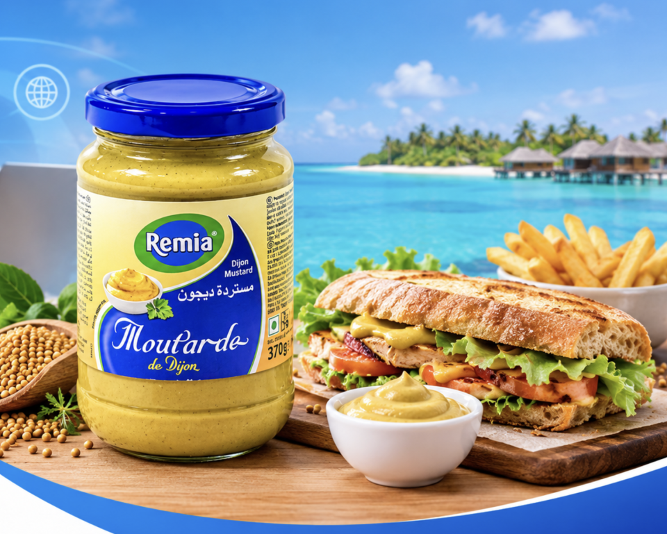 Sosun fihaarain genesdhin Remia Brand ge Dijon Mustard in rahathakah ithuru furihama kameh!