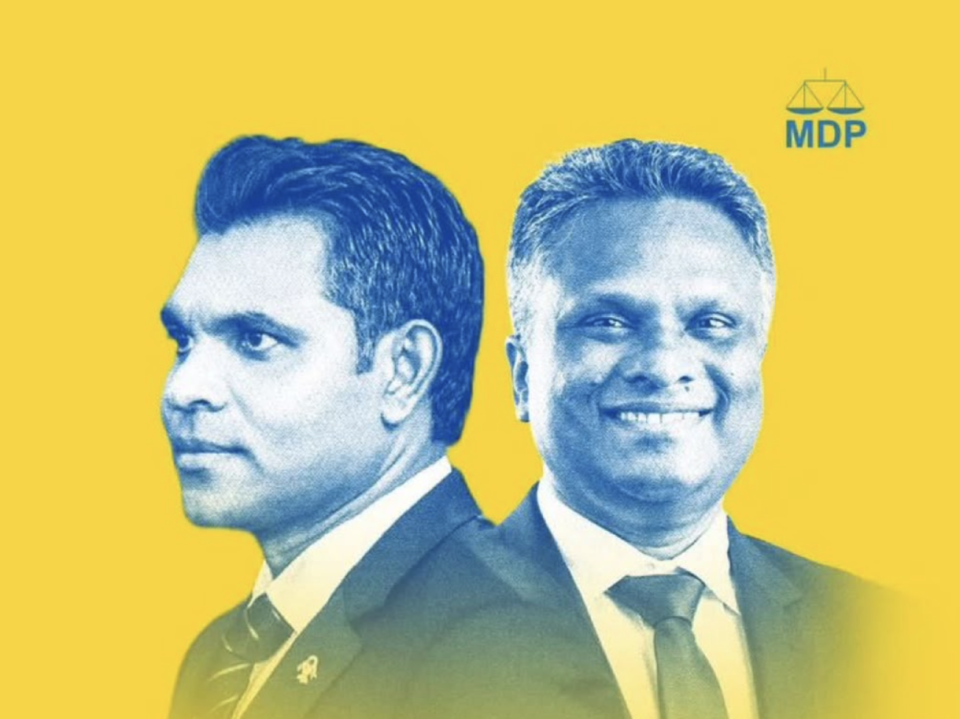 Raees Solih ge thaaeedhaa eku Faisal riyaasee campaign Iulaankohffi, running- mate akah mayor Azim 