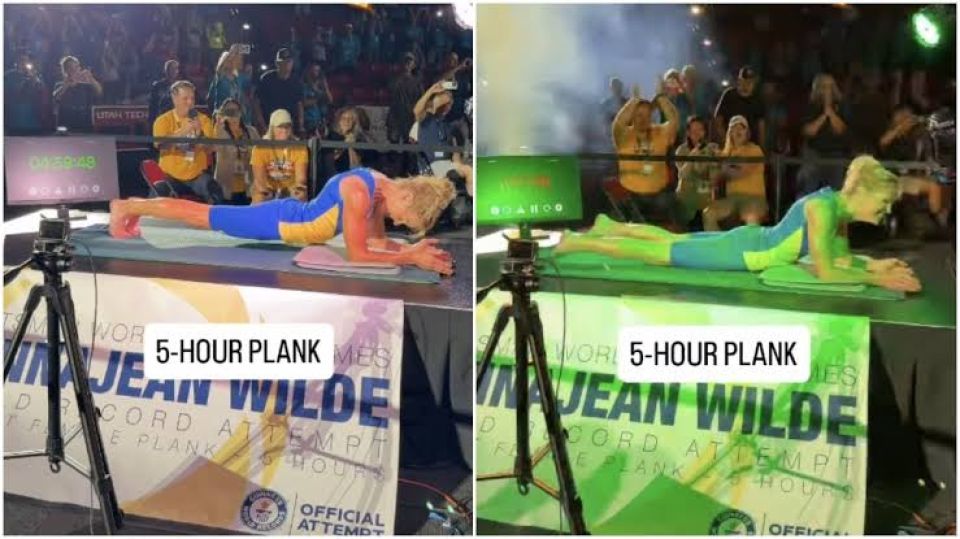 5 gadi iru plank kohggen anhenaku dhuniyeyge record muguraalaifi 