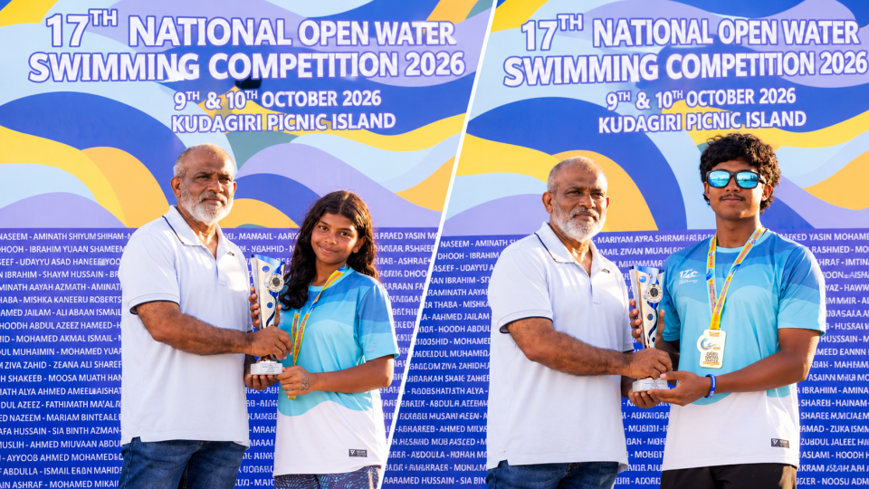 Open Water gaumee champion kan Alya aai Shaym ah 