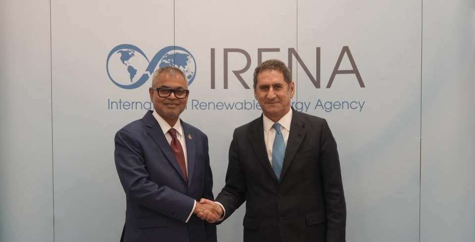 IRENA ah kandaelhuvi dhaaimee mandhoobu faikolhu aruhvaifi
