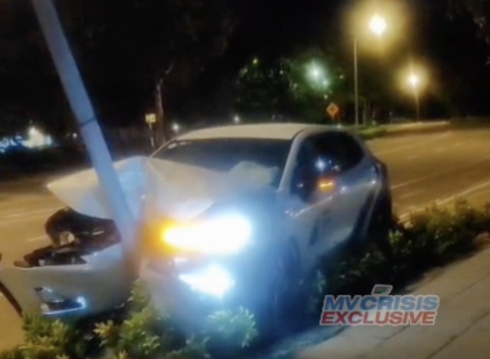 Hulhumale' gai car eh holhidhan'diakah arai accident vejje 