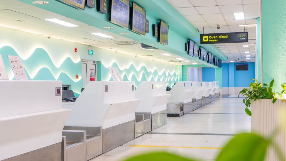 VIA ge terminal 2 ah bainalaguvaamee 10 airline ehge checkin badhalukuran ninmaifi 