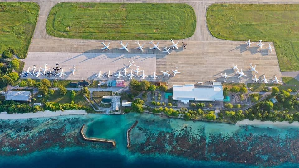 Gan airport gai Zamaanee moosumee radar akaai MET office eh tharaggee kuranee