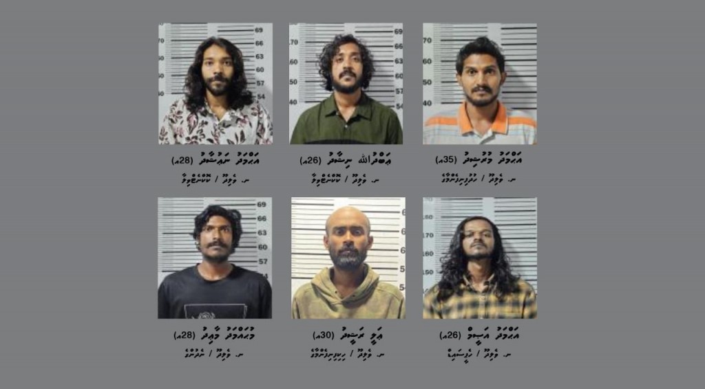 Velidhoo gai hingi drug operation ehgai 1.5 kilo masthuvaathakethi hoadhai, 6 meehaku hayyaru koffi