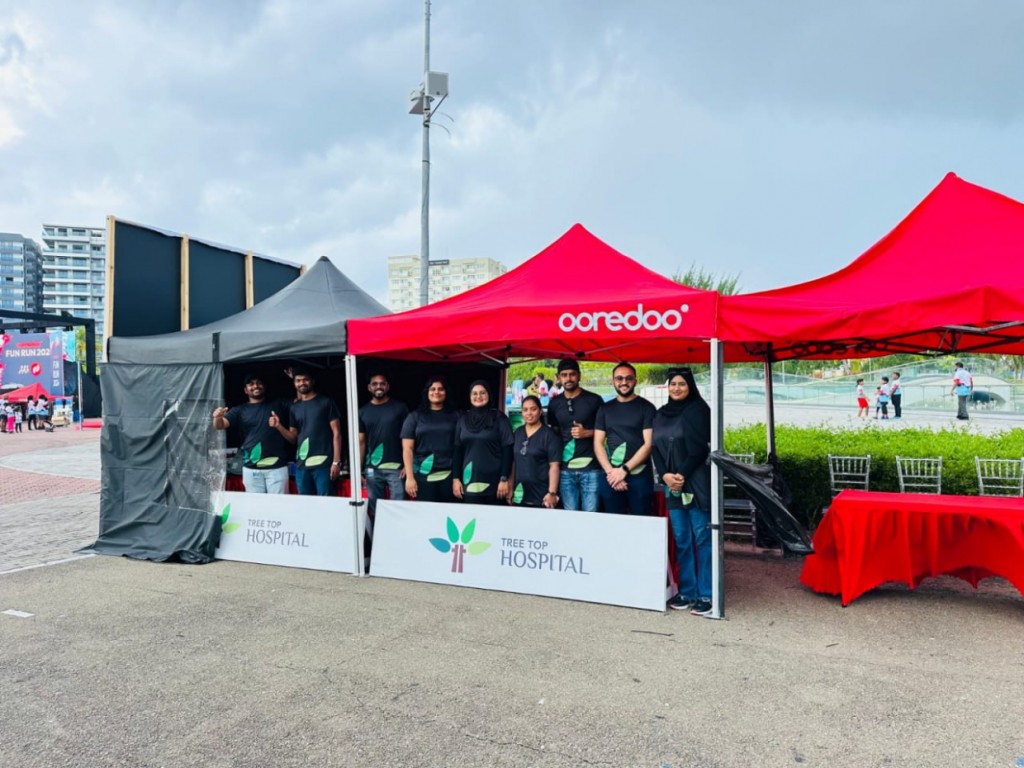 Ooredoo fun run ge medical partner ehge gothugai Tree Top in eheetherikan foarukoh dheefi