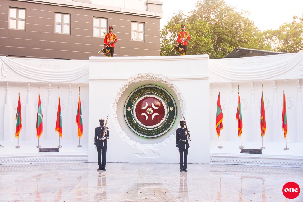 #OnePhoto: 3 November ge handhaanee binaagai dhidha jehumaai guard mount kurumuge rasmiyyaathu