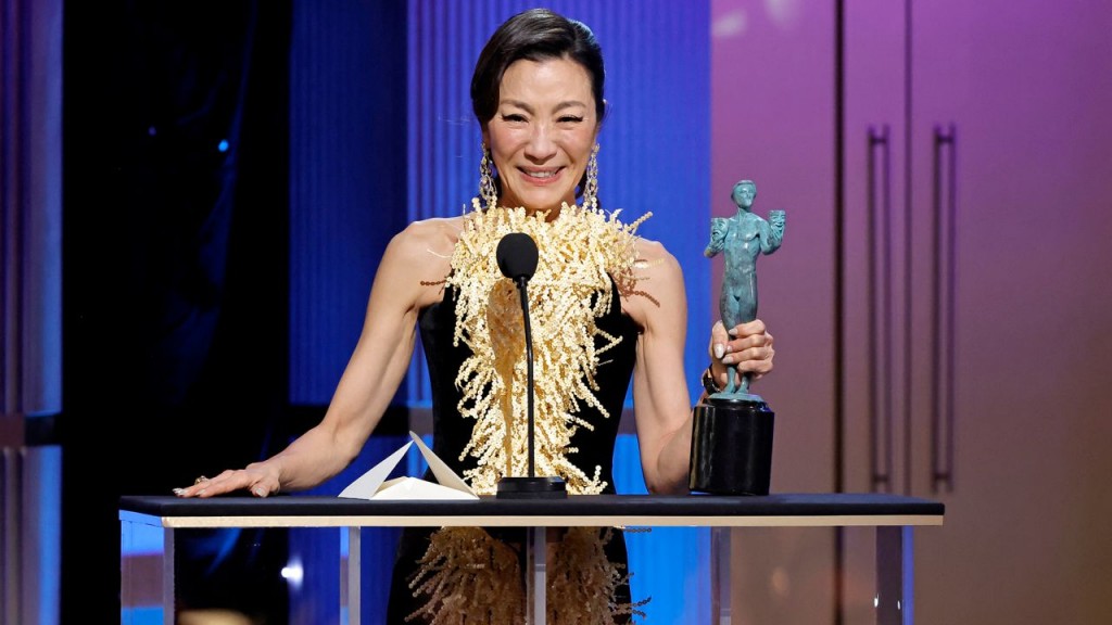 Michelle Yeoh makes SAG Awards history with ‘Everything Everywhere All at Once’ win