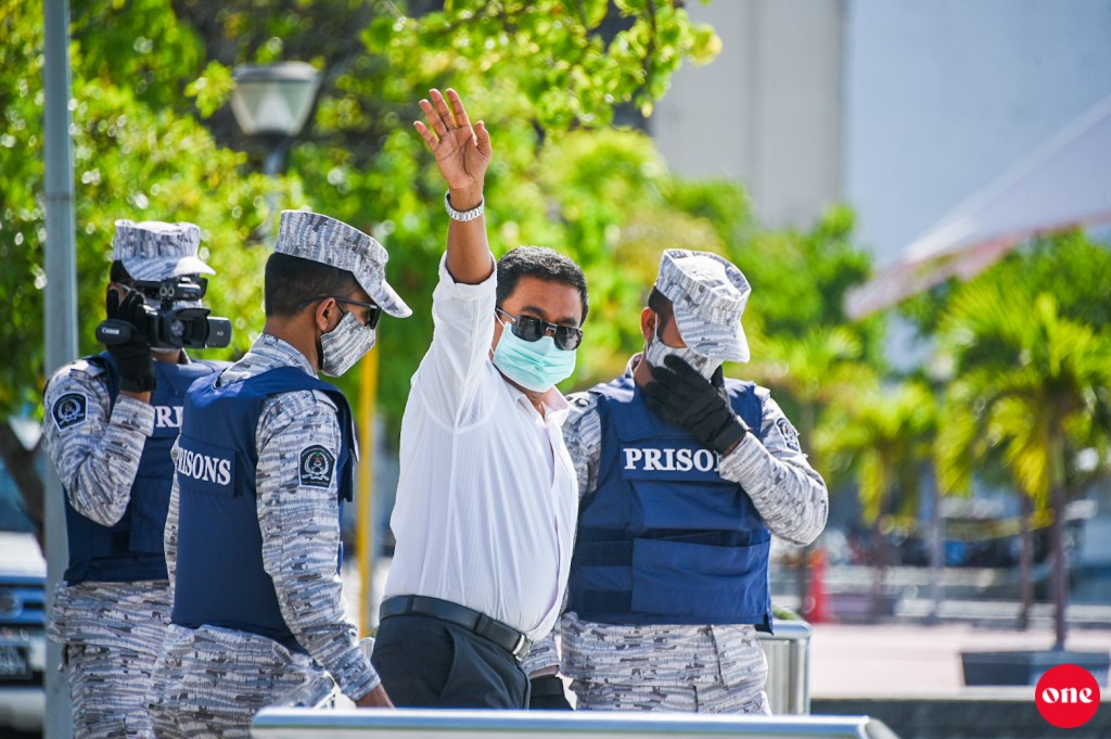 #OnePhoto: Isthiunaaf ge aduehumah raees yaameen High Court ah haaziru kurun