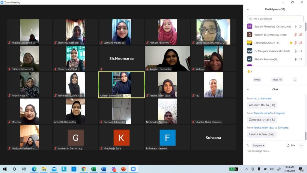 Anhen candidate in siyaasee maidhaanah ahuluverikuruvan thamreenu programme eh kuriah gengossfi