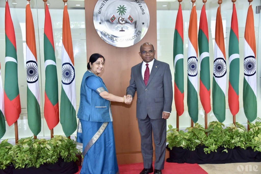 Three agreements signed between India and the Maldives