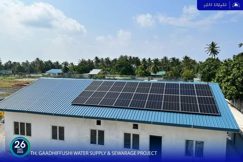 Th. Gaadhiffushi Water Supply & Sewerage Project is well underway: MTCC