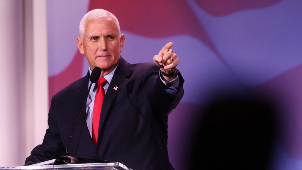 Ex-Vice-President Mike Pence joins White House race