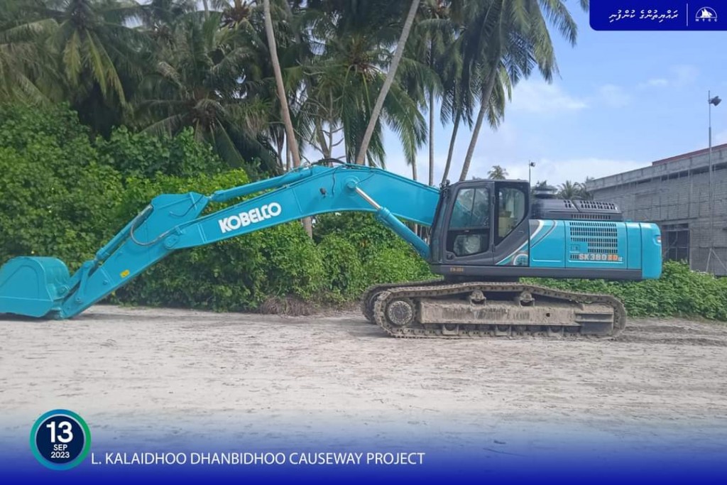 L. Kalaidhoo Dhanbidhoo Causeway Project site mobilised: MTCC
