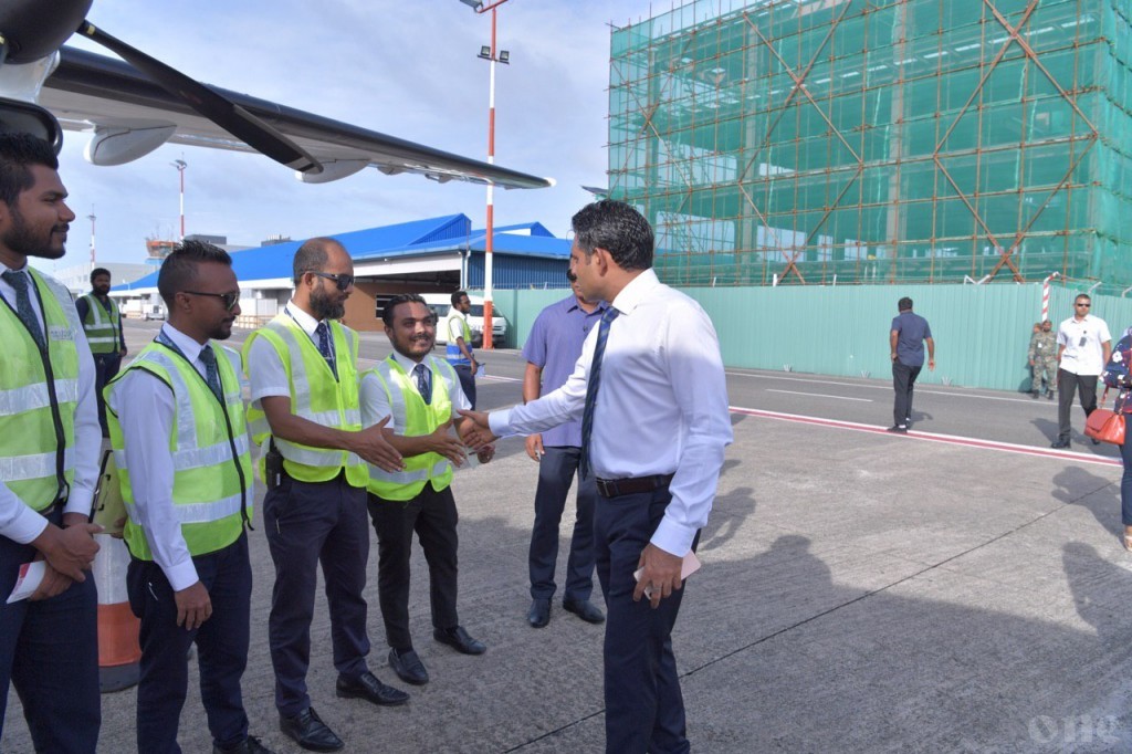 VP beings visit to some of the islands in Haa Alifu Atoll