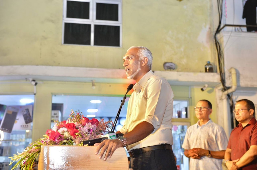 Vinares flat thakaai kunfunithakun hadhaa flat thakuge kuli kuda kohdheynan: Muizzu