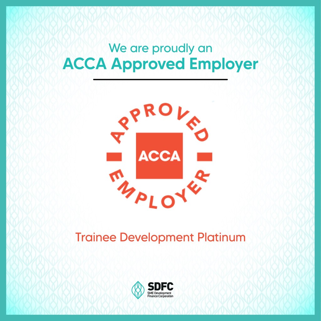 SDFC ah ACCA approved employer ge award libijje