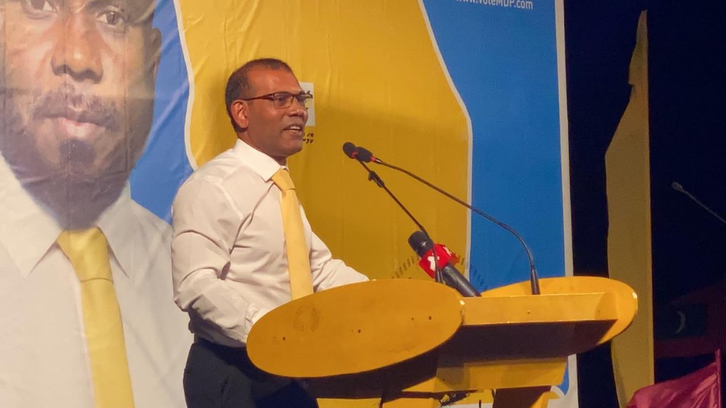 Beynun vaa ''jump'' adhi nujehey, MDP adhi 10 aharu verikamugai onnan jehey: Nasheed