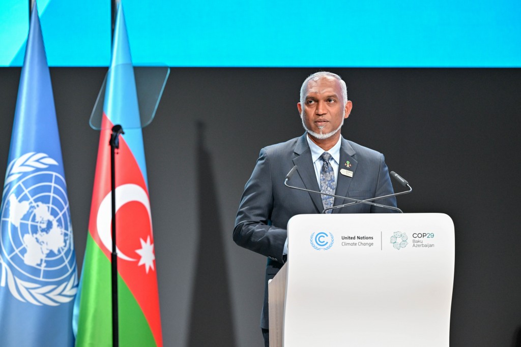 Climate finance ge aa amaazakah vaanvee dhiriulhun badhalu kolleveyne hageegee badhaleh genaun: Raees