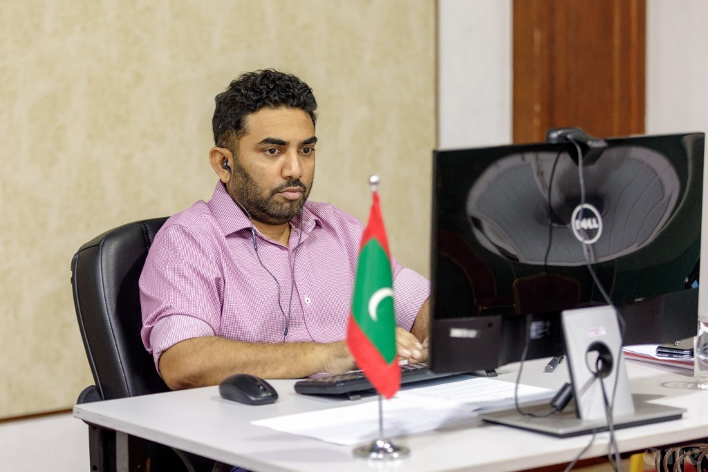 Minister Ameen takes part in World Health Assembly briefing