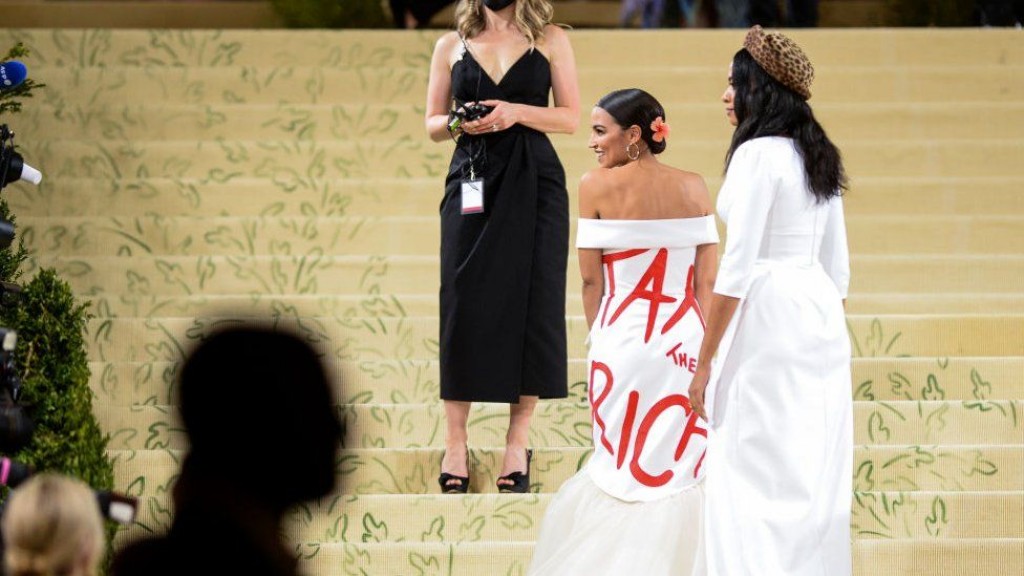 AOC under investigation for Met Gala dress reading 