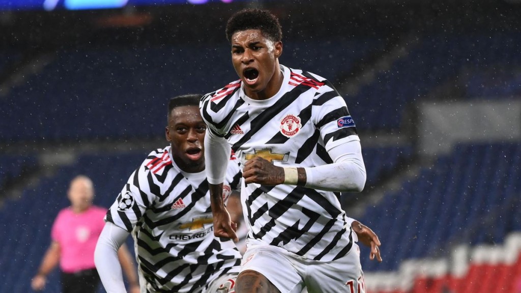 UCL: Fahuvaguthu Rashford jehi goal aaeku, United in varugadha PSG balikoffi