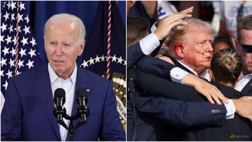 Joe Biden leads condemnation after Donald Trump wounded at rally shooting
